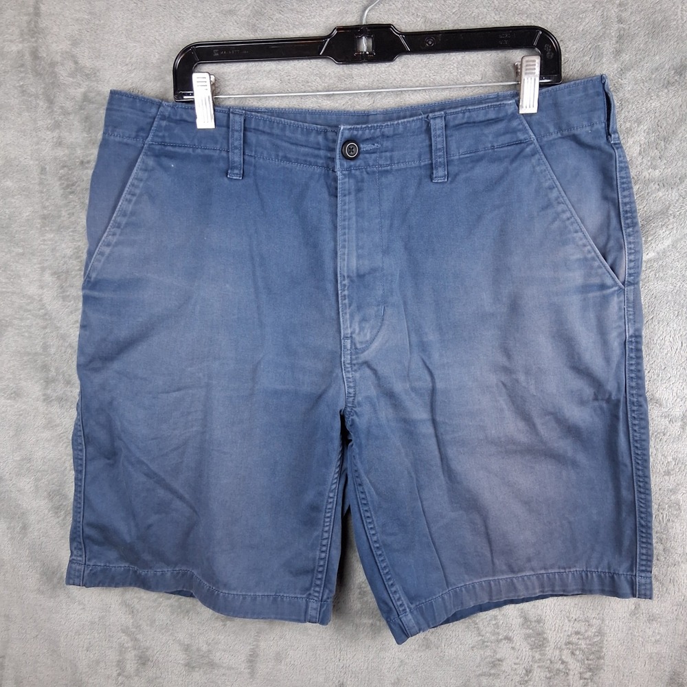 Patagonia Shorts Mens Size 35 Blue Faded Twill Chino Casual 9"